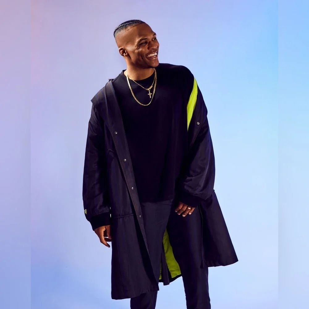 Men’s Opening Ceremony x Russell Westbrook joggers size 28 streetwear striped